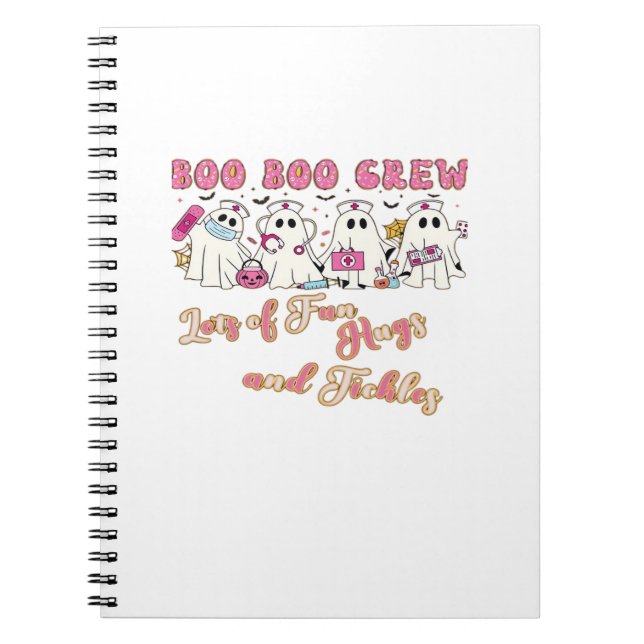 Carnet Infirmière pédiatrique Fun Halloween Design T esse (Devant)