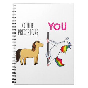Carnet Infirmière préréceptrice Unicorn Funny