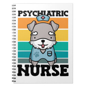 Carnet Infirmière psychiatrique Amoureux des chiens Journ