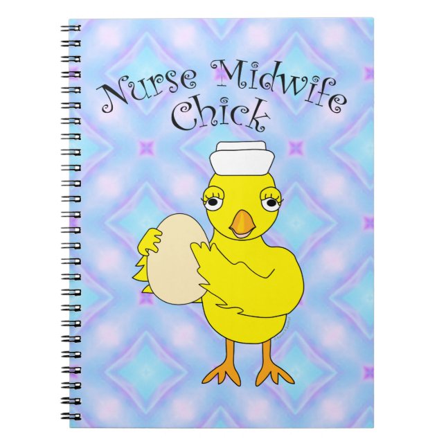 Carnet Infirmière sage-femme Chick (Devant)