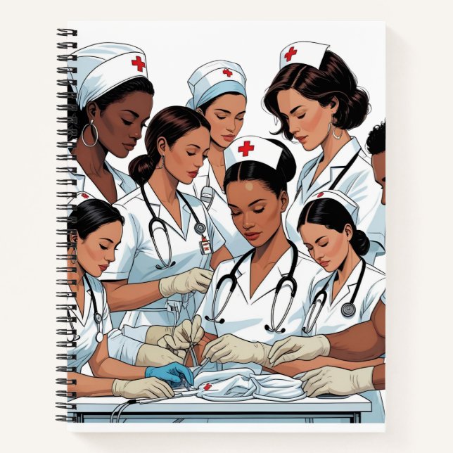 Carnet Infirmière - Une noble profession (Devant)