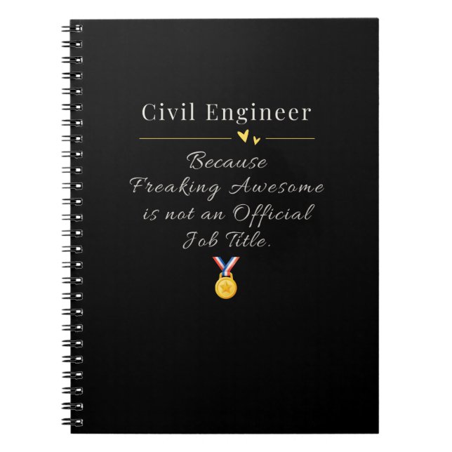 Carnet Ingénieur civil (Devant)