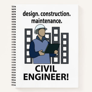 Carnet Ingénieur civil Conception Construction Ingénieur
