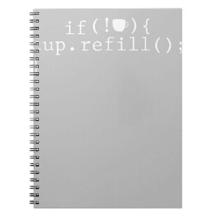 Carnet Ingénieur logiciel de codage intelligent de rempli