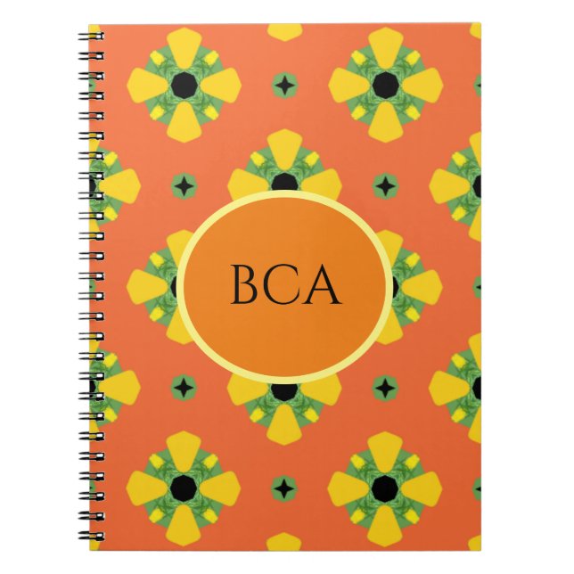 Carnet INITIALES Cadeau d'anniversaire ou d'anniversaire  (Devant)