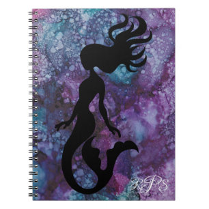 Carnet "Inkblots/Mermaid" Personnaliser