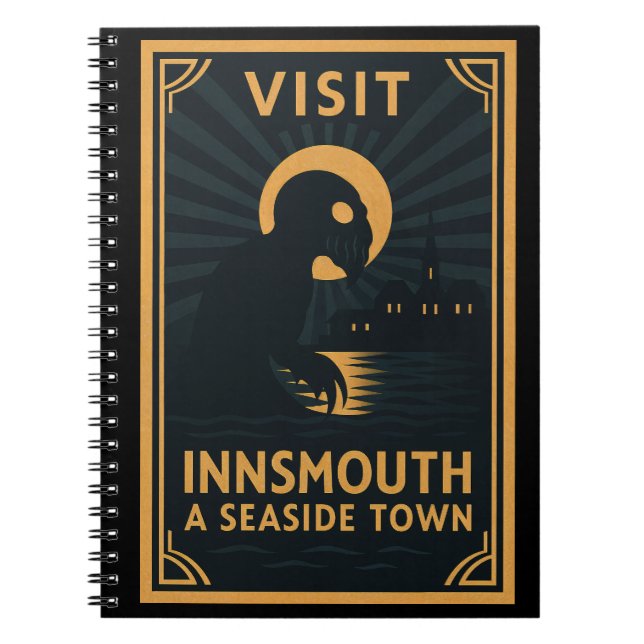 Carnet Innsmouth by Moonlight - Un voyage Art déco (Devant)