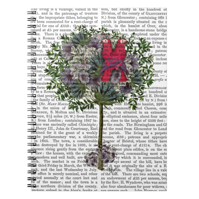 Carnet Inséparables dans un arbre (Devant)