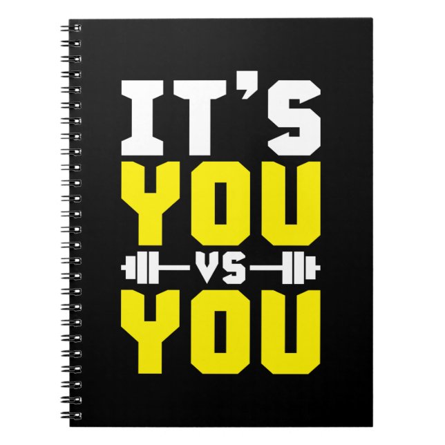 Carnet Inspiration de l'entraînement - C'est vous contre  (Devant)