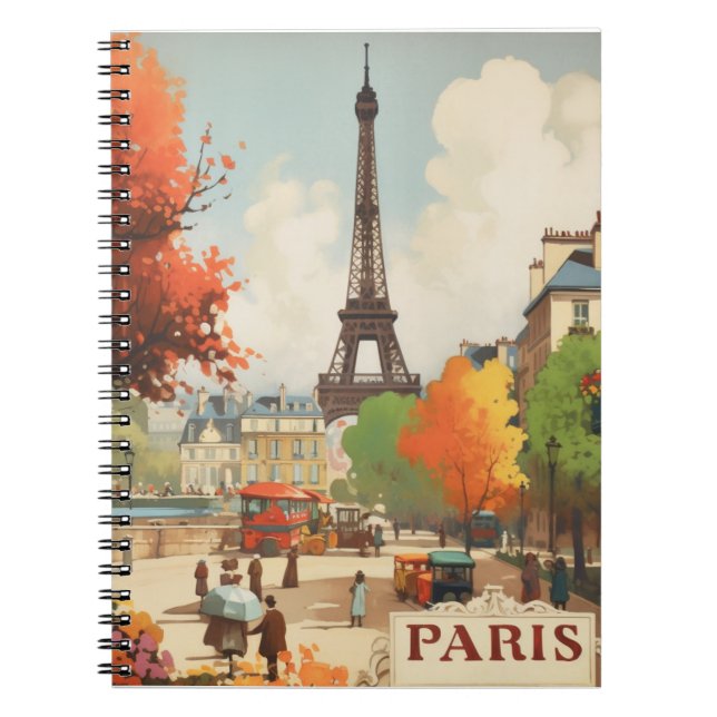 Carnet Inspiration d'écriture pour l'automne parisien (Devant)