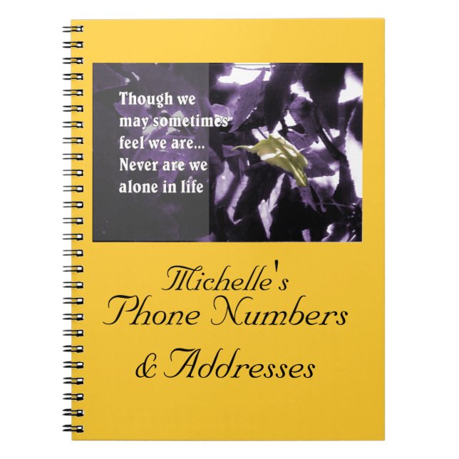 Carnet Inspiration par la nature (Devant)