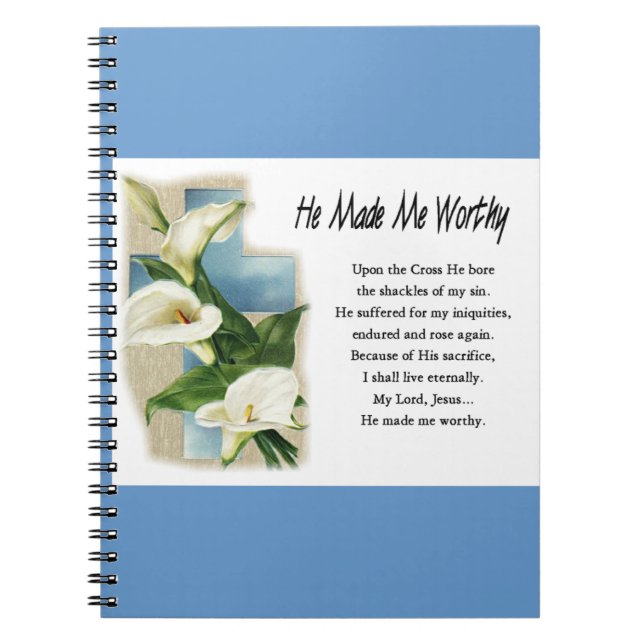 Carnet Inspirationnel Il M'A Fait Digne (Devant)