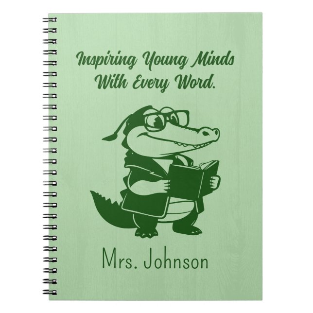 Carnet Inspiring Young Minds English Teacher Design (Devant)