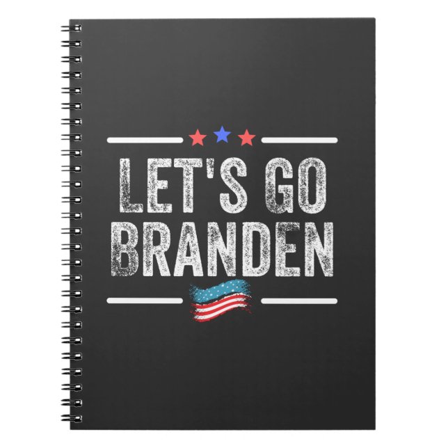 Carnet institution conservative, flag funny anti biden t- (Devant)