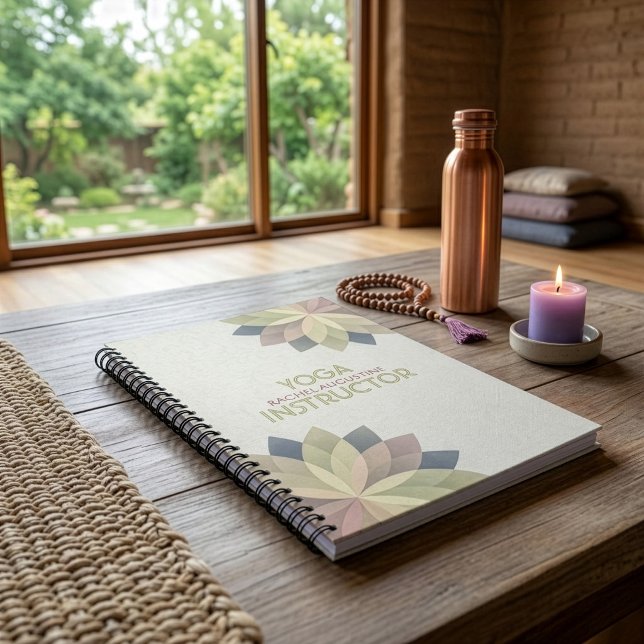 Carnet Instructeur de méditation YOGA Studio Mandala colo (Créateur téléchargé)