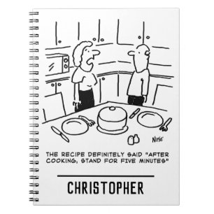 Carnet Instructions de recette suivies lors de la cuisson