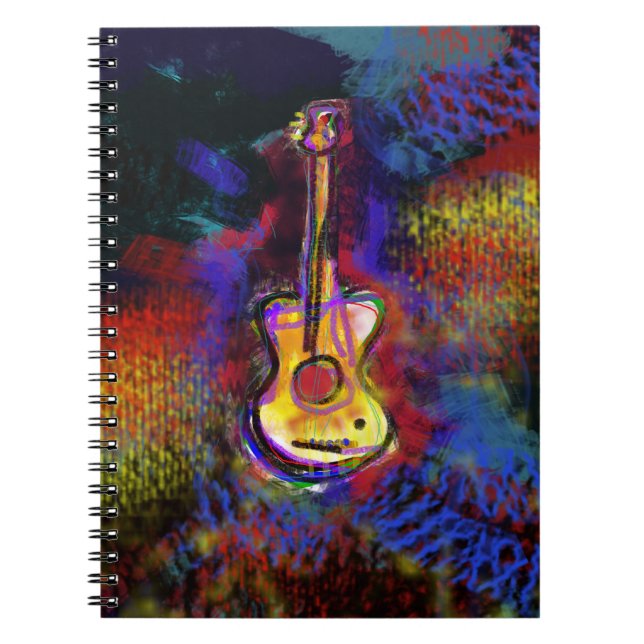 Carnet instrument de guitare (Devant)