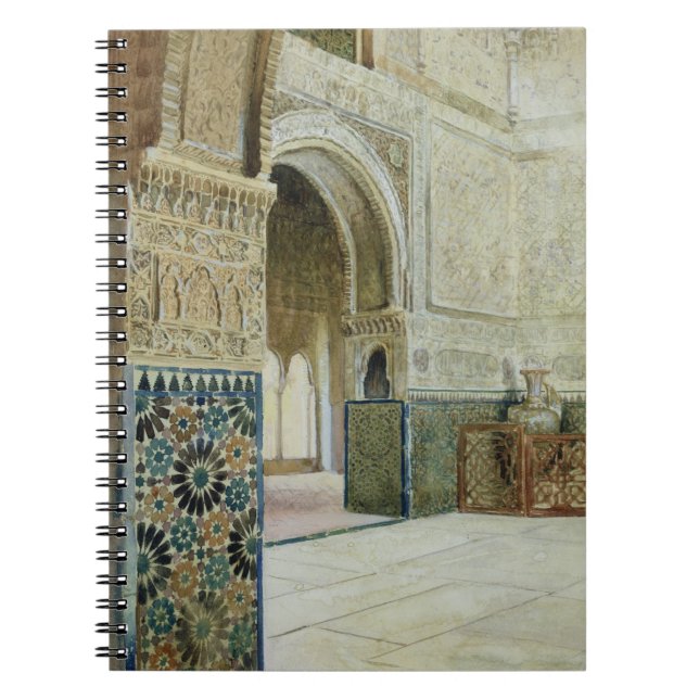 Carnet Intérieur d'Alhambra, Grenade (la semaine) (Devant)