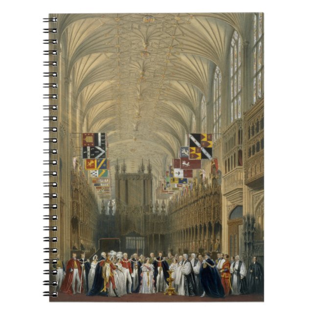 Carnet Intérieur de la chapelle de St George, 1838 (litho (Devant)