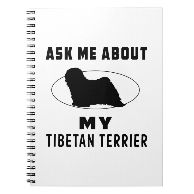 Carnet Interrogez-moi au sujet de mon Terrier tibétain (Devant)