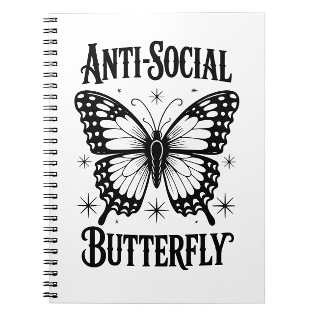 Carnet Introduction sociale au papillon antisocial (Devant)