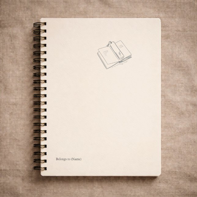 Carnet Introvert Minimalist Line Art Literary Gift (Créateur téléchargé)