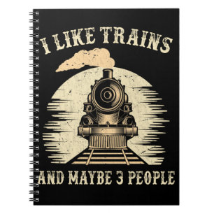 Carnet Introvertet Train Lover Locomotive Trainspotter Ra