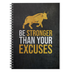 Carnet Investor Be Stronger Than Your Excuses