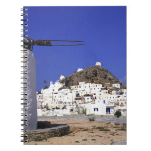 Carnet Ios, Grèce. Beau et net, blanc et