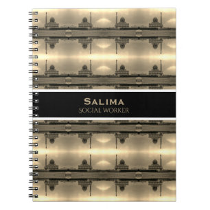 Carnet Irak Bagdad Mosquée Buniya Vintage 1970