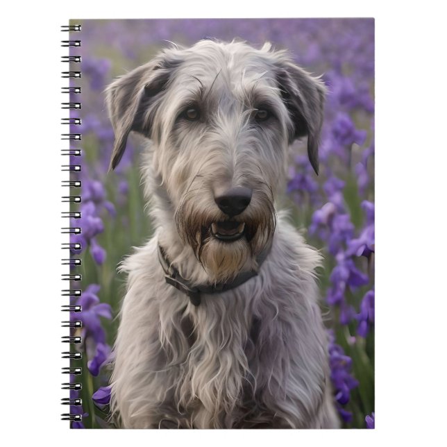 Carnet Iris Irish Wolfhound, (Devant)