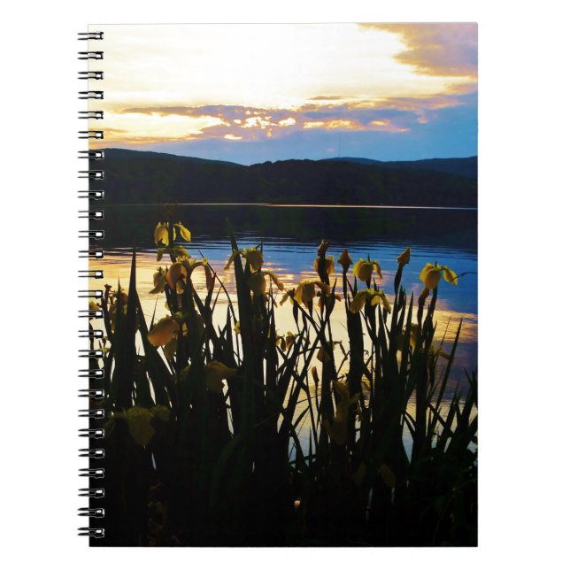 Carnet Iris jaunes sur la rive du lac Arrowhead (Devant)