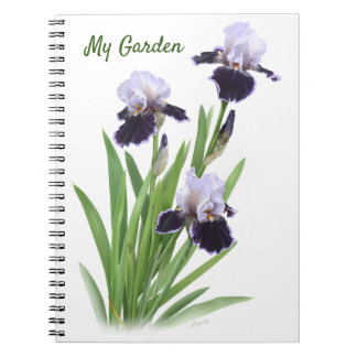 Carnet Iris Trio Pourpre Porté Personnalisé