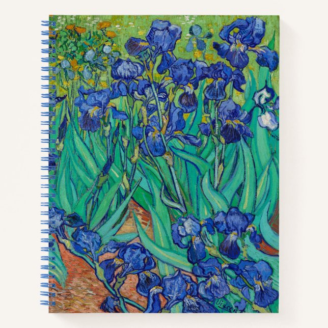 Carnet Irises de Vincent Van Gogh (Devant)
