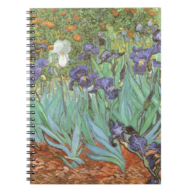 Carnet Irises par Vincent van Gogh (Devant)