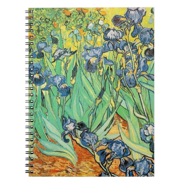 Carnet Irises - Van Gogh - c1889 (Devant)