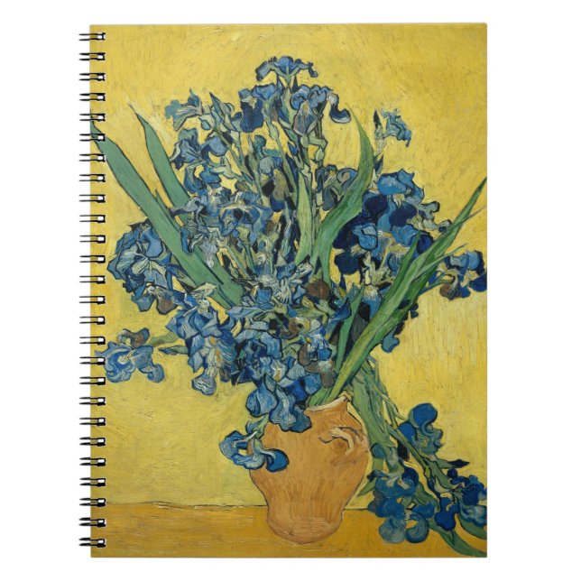 Carnet Irises - Vincent van Gogh Art (Devant)