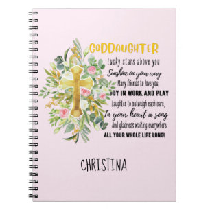 Carnet Irish Blessing For GODDAUGHTER - Cadeau Personnali