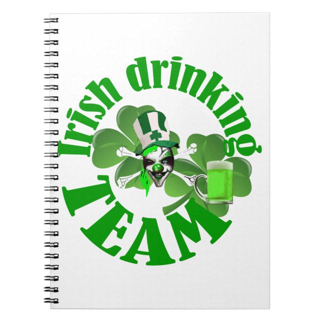 Carnet Irish drinking team (Devant)