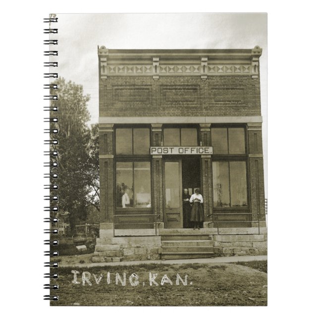 CARNET IRVING KANSAS POST OFFICE PHOTO MARSHALL COUNT KS (Devant)