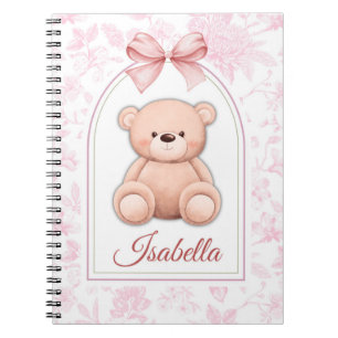 Carnet Isabella Conception personnalisée d'ours en pelu