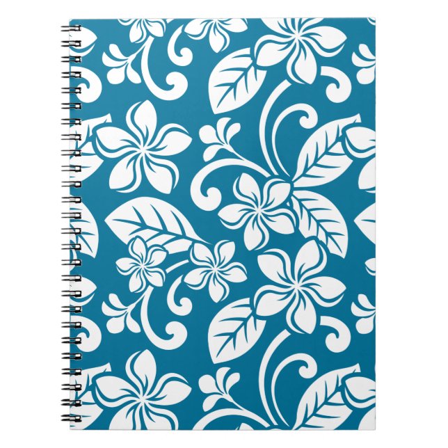 CARNET ISLANDE PLUMERIA (CARIBBEAN BLUE) (Devant)