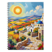 Israeli Landscape Notebook – Colorful & Inspiring