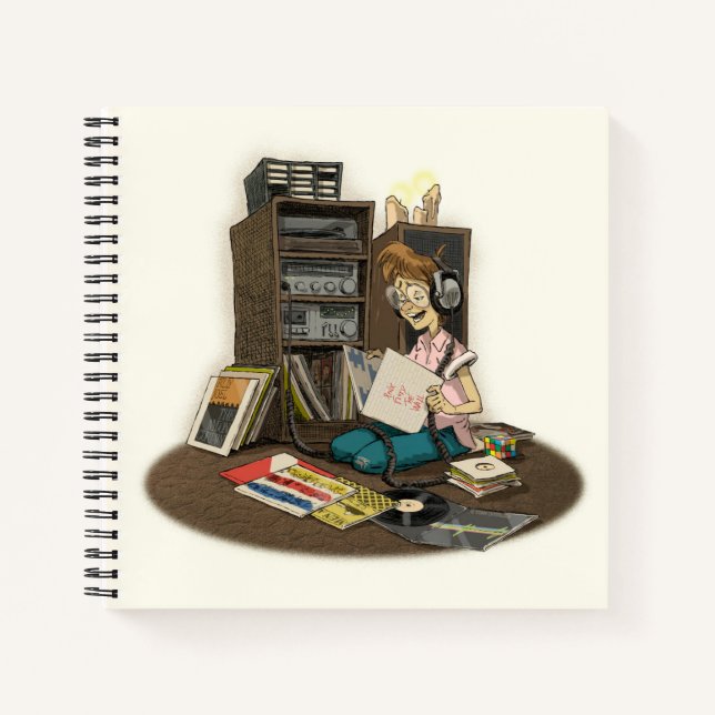 Carnet “It’s Still Rock & Roll to Me” 8.5 x 8.5" Notebook (Devant)