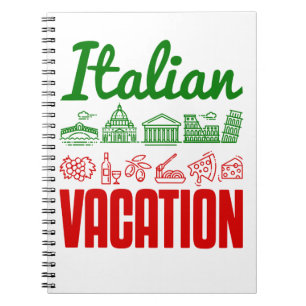 Carnet Italian Vacation Italy Trip Travel Souvenir