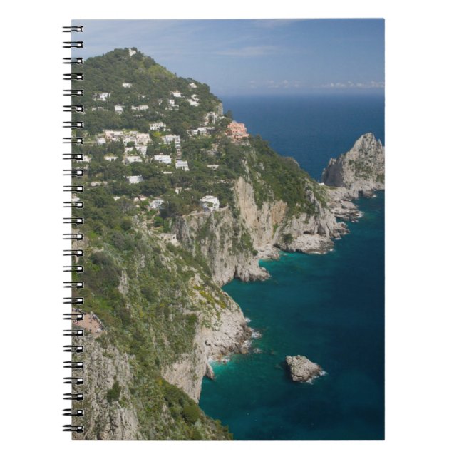 Carnet ITALIE, Campanie, (baie de Naples), CAPRI : (Devant)