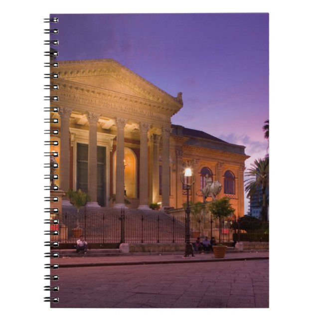 Carnet Italie, Sicile, Palerme, Opéra de Teatro Massimo (Devant)