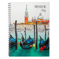 Italie Voyage - VENICE aquarelle souvenir