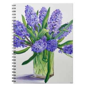 Carnet Jacinthes bleues