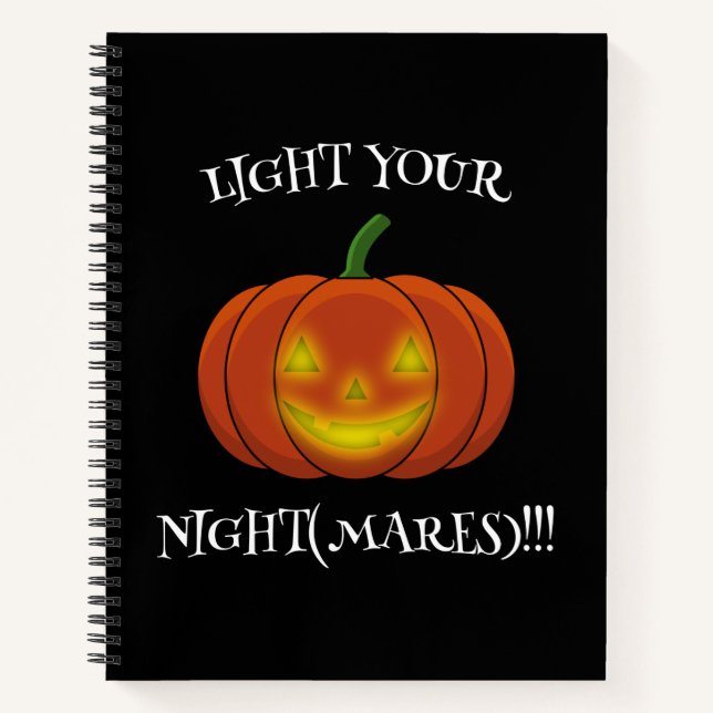 Carnet Jack-o'-Lanterne - Allumez vos cauchemars (Devant)